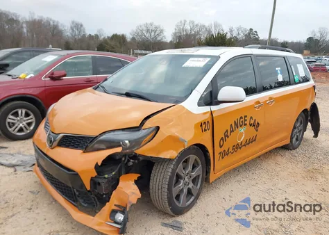 2020 Toyota Sienna Se Premium from USA, damaged, VIN 5TDXZ3DC2LS026210